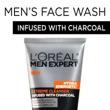 L'Oreal Paris Men Expert Charcoal Facial Cleanser 2 ct