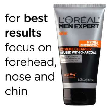 L'Oreal Paris Men Expert Charcoal Facial Cleanser 2 ct