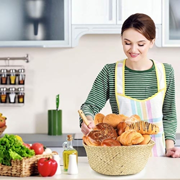 AXIESO Hand Woven Seagrass Basket for Stylish Storage