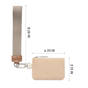 Mum's Memory Mini Zip Wristlet Wallet for Women - Durable & Stylish