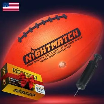 NIGHTMATCH LED Football - Glow in the Dark Fun