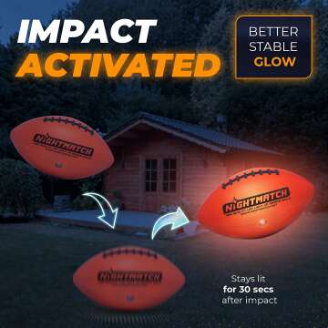 NIGHTMATCH LED Football - Glow in the Dark Fun