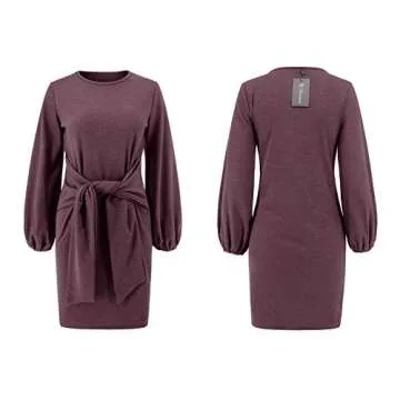 Stylish R.Vivimos Knitted Bodycon Dress for Women