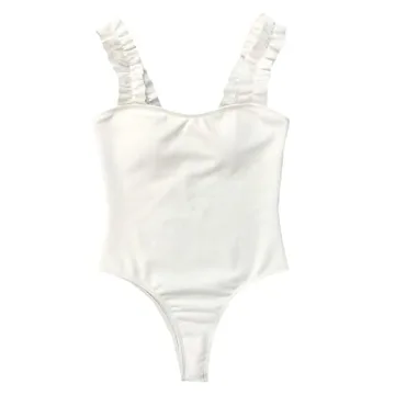 Avanova Women's Ruffle Strappy One Piece Swimsuit for Beach