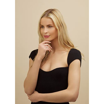 18k Gold Plated Eternity Ring for Women - Sparkling