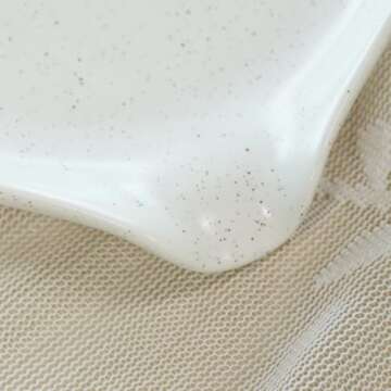 COLLECTIVE HOME - Large Ceramic Spoon Rest, Monogram Ceramic Spoon Holder, 5 Inches Spoon Holder for Stove, Coffee Bar, and Kitchen, Ideal for Large Spoons and Soup Spoons (gold-s)