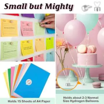 24 Pcs Cute Heart Magnetic Balloon Weights for Events