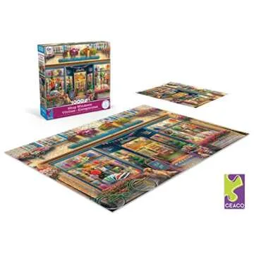 Ceaco - Shop Windows - Books Galore - 1000 Piece Jigsaw Puzzle