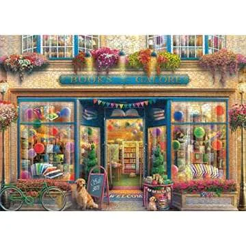 Ceaco - Shop Windows - Books Galore - 1000 Piece Jigsaw Puzzle
