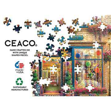Ceaco - Shop Windows - Books Galore - 1000 Piece Jigsaw Puzzle