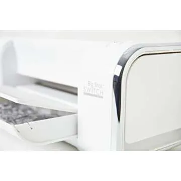 Sizzix Big Shot Switch Plus Starter Kit (White), Electric Die Cutting & Embossing Machine For Arts & Crafts, Card Making, Scrapbooking & Papercraft (9-inch Opening)