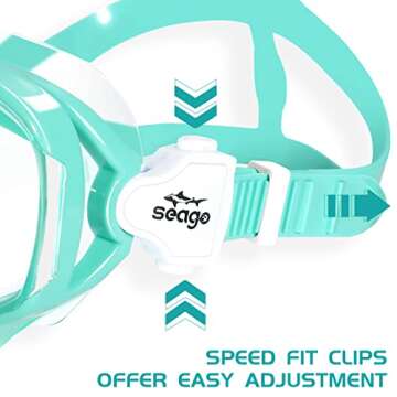 Seago Kids Swim Goggles - Anti-Fog & Leak Proof Fun