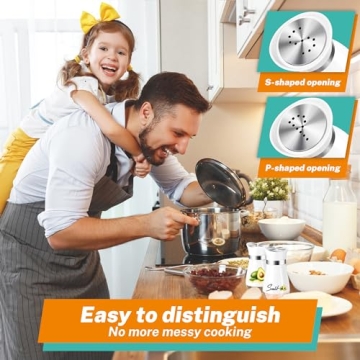 Avocado Salt and Pepper Shakers Set - 4 oz Stylish Kitchen Decor