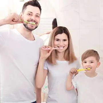 SUREE Extra Soft Toothbrush for Sensitive Teeth, Upgraded 10000 Bristles Nano Toothbrush, Ultra Soft Toothbrushes for Adults & Elders, Portable Manual Toothbrush with Individual Travel Case (4 Pack)