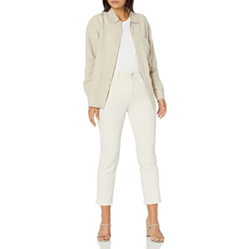 The Drop Women's June Relaxed-Fit Linen Shirt for Style