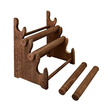 Antique Wooden 4 Tier Bracelet Display Stand for Organizing