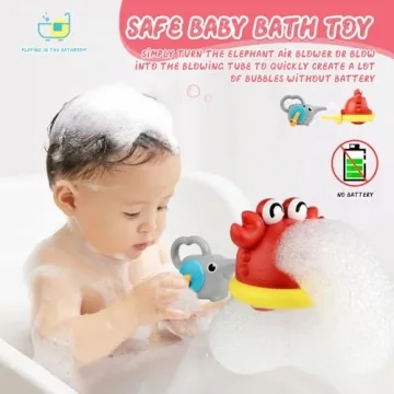Engaging Crab Bubble Machine - Fun Bath Toys for Toddlers