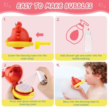 Engaging Crab Bubble Machine - Fun Bath Toys for Toddlers