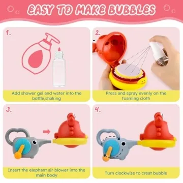 Engaging Crab Bubble Machine - Fun Bath Toys for Toddlers