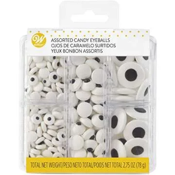 Candy Decorations 2.75oz-Assorted Candy Eyeballs Tackle Box