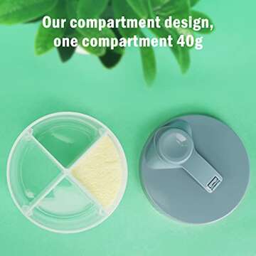 Accmor Baby Formula Dispenser for Toddlers and Infants