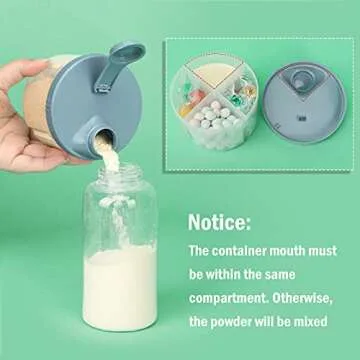 Accmor Baby Formula Dispenser for Toddlers and Infants