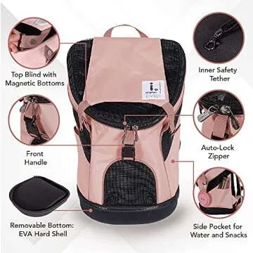 ibiyaya Airline Approved Pet Carrier - Stylish & Lightweight