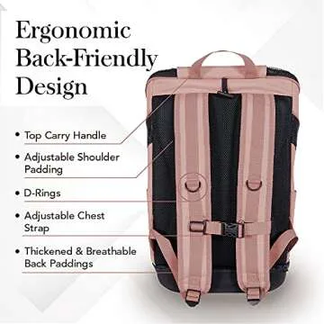 ibiyaya Airline Approved Pet Carrier - Stylish & Lightweight