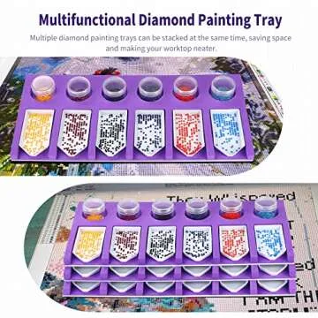 Diamond Painting Organizer Tray for Arts and Crafts