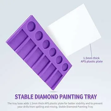 Diamond Painting Organizer Tray for Arts and Crafts