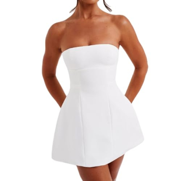 Chic Short Graduation Dress for Women Y2k Style Sleeveless Mini Dress