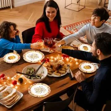 Complete Thanksgiving Dinnerware Set for Hassle-Free Celebrations