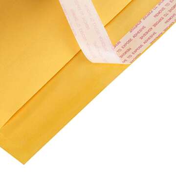 PackageZoom #0 6x10 Padded Envelopes Kraft Bubble Mailer Shipping Envelopes 250 Pack