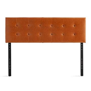 Edenbrook Adjustable Faux Leather Headboard - Modern Design