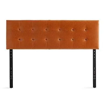 Edenbrook Adjustable Faux Leather Headboard - Modern Design