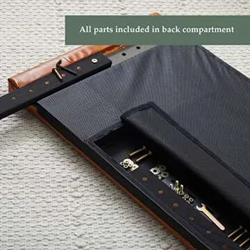 Edenbrook Adjustable Faux Leather Headboard - Modern Design