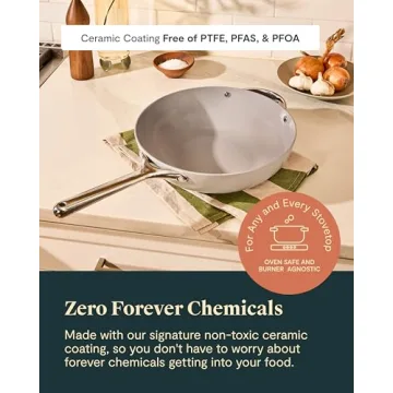 Caraway Non-Stick Stir Fry Pan - 12” Eco-Friendly Cookware