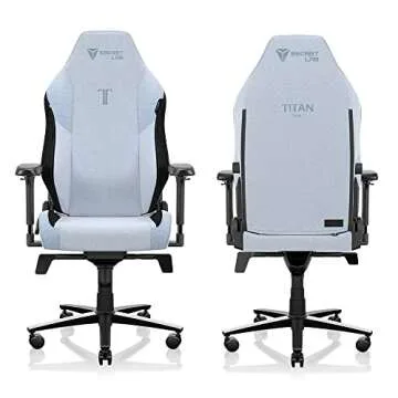 Ergonomic Secretlab Titan Evo Gaming Chair - Frost Blue