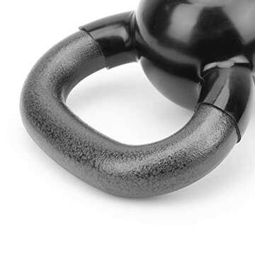 Solid 15 lb Kettlebell for Men and Women - DNC Fitness