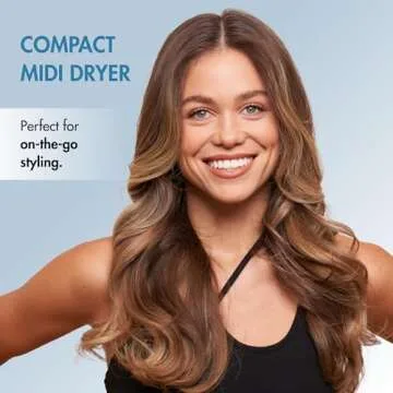 BaBylissPRO Studio Design Series Midi 1000 Watt Compact Hair Dryer, Hair Styling & Appliances, BCI250UC