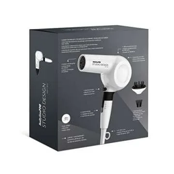 BaBylissPRO Studio Design Series Midi 1000 Watt Compact Hair Dryer, Hair Styling & Appliances, BCI250UC