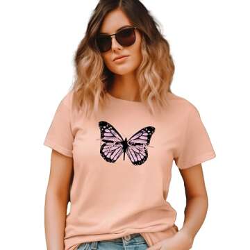 Butterfly Taylor Shirt - Country Concert Outfits For Women - Singer Merch Gifts - Rep Expression T-S...