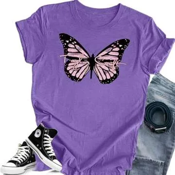 Butterfly Taylor Shirt - Country Concert Outfits For Women - Singer Merch Gifts - Rep Expression T-Shirt - Singer Fans - Western Graphic Tees - Country Music Shirt for Women