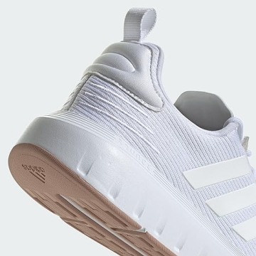 adidas womens Swift Run23 White/White/Gold Metallic 7.5
