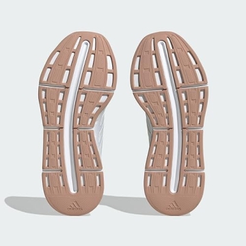 adidas womens Swift Run23 White/White/Gold Metallic 7.5