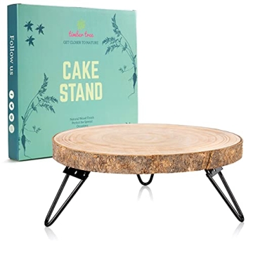 Timber Tree Cake Stand with Sturdy Metal Legs for Weddings