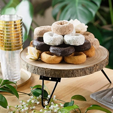 Timber Tree Cake Stand with Sturdy Metal Legs for Weddings