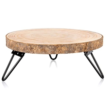Timber Tree Cake Stand with Sturdy Metal Legs for Weddings