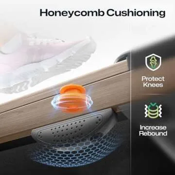 UREVO Wooden Walking Pad for Home Office & Fitness