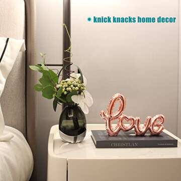 Light Pink Love Sign for Home Decor & Gifts